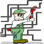 Plumber 03 Clip Art