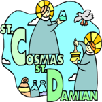 Cosmas & Damian Clip Art