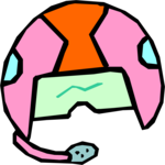 Helmet 03 Clip Art