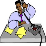 On Phone 15 Clip Art