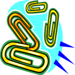 Paper Clips Clip Art