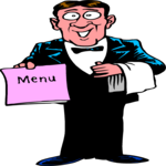 Waiter 19 Clip Art