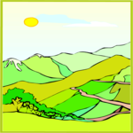 Mountains 166 Clip Art