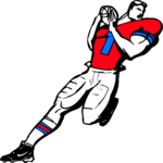 Football Player 06 Clip Art