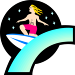 Surfer 08 Clip Art