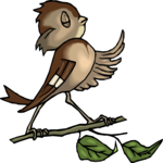 Bird - Proud Clip Art