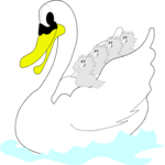 Duck Family 2 Clip Art