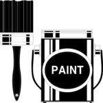 Paintbrush & Can 06