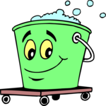 Bucket - Cartoon Clip Art