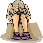 Girl Crying Clip Art