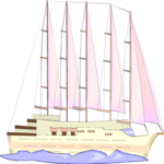 Ship 072 Clip Art