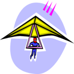 Hang Gliding 15 Clip Art