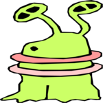 Space Alien 099 Clip Art