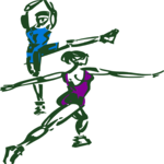 Dancers 1 Clip Art