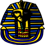 Egyptian Mummy Head 2 Clip Art