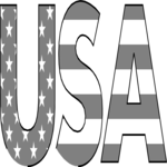 USA 2 Clip Art