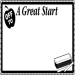 Off to a Great Start Frame