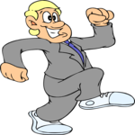 Businessman Jogging