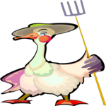 Farmer - Goose Clip Art