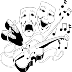 Entertainment Collage Clip Art