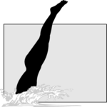 Diving 3 Clip Art