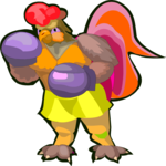 Boxer - Rooster Clip Art