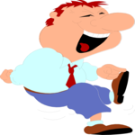 Man Laughing 1 Clip Art