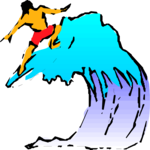 Surfer 04 Clip Art