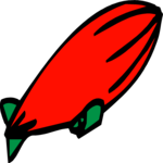 Blimp 02 Clip Art