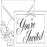 You're Invited Card Clip Art