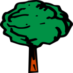 Tree 082 Clip Art