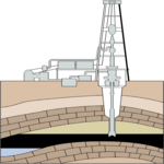 Drilling for Oil Clip Art
