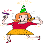 Party Girl 3 Clip Art