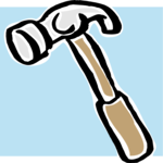 Hammer 04 Clip Art