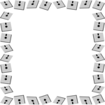 5 inch Disk Frame Clip Art