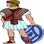 Roman Soldier 05 Clip Art