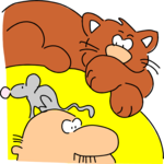 Cat & Mouse 4 Clip Art