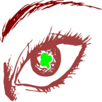 Shamrock in Eye