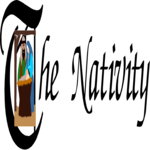 Nativity Title Clip Art