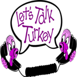 Let's Talk Turkey Clip Art