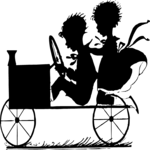 Silhouettes, Kids Playing 5