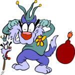 Jester - Cat 13 Clip Art