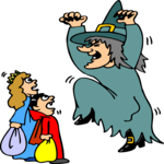 Costume - Witch 08 Clip Art