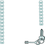 Padlock & Key Frame
