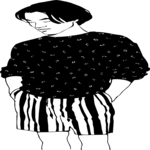 Man in Shorts 1 Clip Art