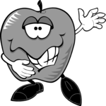 Apple Dancing Clip Art