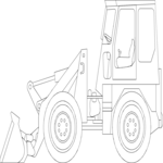 Bulldozer 06 Clip Art