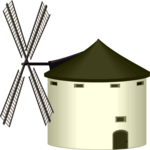 Spanish Windmill Clip Art