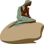 Mermaid - Copenhagen 3 Clip Art