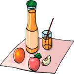 Juice - Orange 08 Clip Art